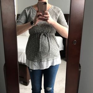 Motherhood Maternity three quarter length top!